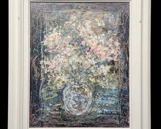 Stunning Original Floral Painting by John Robert Willer 
