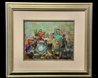 John Robert Willer American, 20th 21st Century Painting  Lowdown Blues 