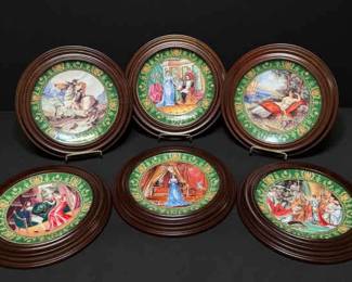 A Glimpse into History Vintage 80s Limoges France Porcelain Plate Set
