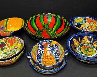 Bring the Spirit of Mexico Home HandPainted Bowls  Stunning Ceramic Art