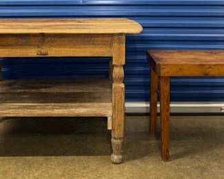 Primitive Set Of Tables A Handmade Style
