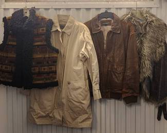 Diverse Collection of Premium Outerwear London Fog, Outback Red, Vera Wang,  Lambswool Vest