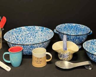 Blue White Farmhouse Kitchen Extravaganza