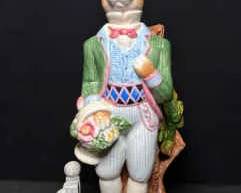Fitz and Floyd Classics Old World Rabbits Distinguished Gentleman Rabbit Figurine