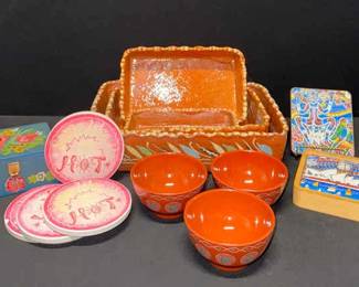Rustic Kitchen, Nesting Clay Baking Set, More