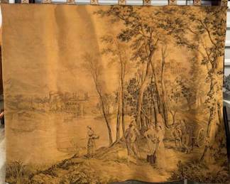 Elevate Your Home with a Magnificent RococoStyle Pastoral Tapestry