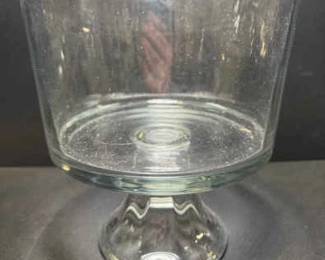 A lovely collection of glassware serving pieces, perfect for entertaining