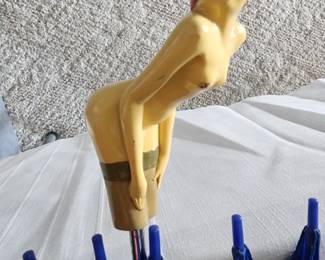 Vintage pin up girl umbrella 