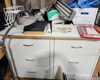 Medical cabinet and lights