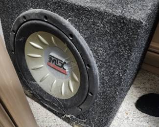 Pair of MTX subwoofers