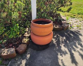 Terracotta planters