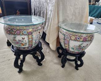 Asian fish bowls