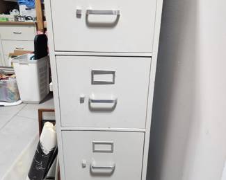 Several file cabinets