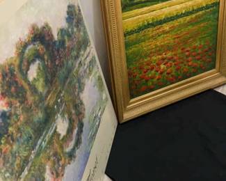 Monet And Poppies 