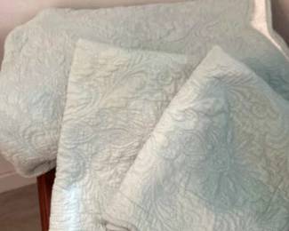 Queen Size Quilt, And Two Pillow Shams