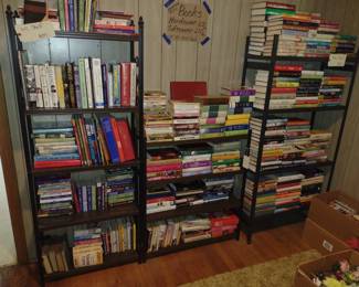 books and shelves