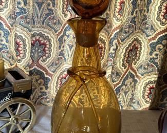 Amber decanters