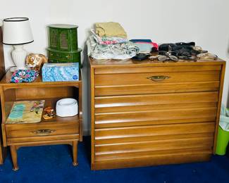 American of martinsville - mid-century dresser set
