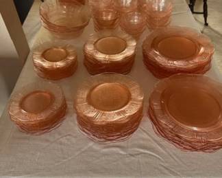 Pink Depression Glassware