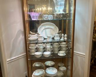 Lighted cabinet W.S. George Apollo China