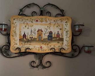Wall Decor With Candles