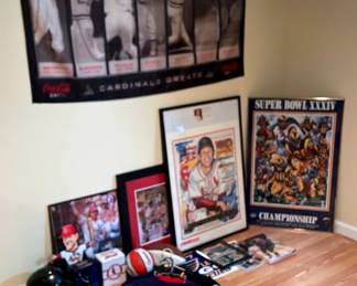 St. Louis Cardinals And Blues Sports Memorabilia