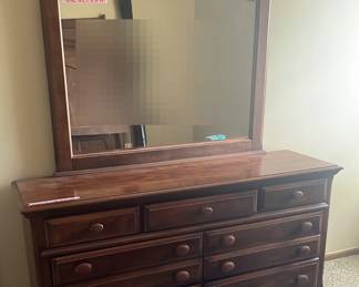 Wooden Dresser Mirror