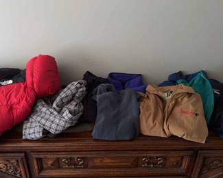 Lot Of L XL Eddie Bauer , North Face , Boeing And JetCorp Jackets