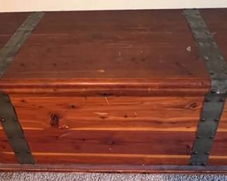 1920s Landau Cabinet Co Antique Cedar Chest Made In St. Louis, MO