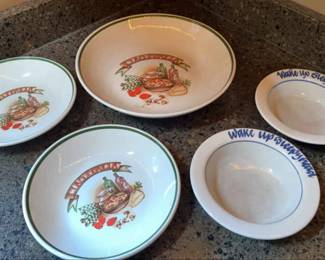 Pasta And Cereal Bowl Lot