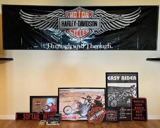 Harley Davidson, Easy Rider And NASCAR Decor