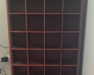 Wooden Cubby Shelving Unit
