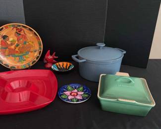 004 Cookware Including Le Creuset, Figmint Dutch Oven