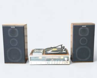 MCM Magnavox 1836 Record, Radio & Cassette Player Set