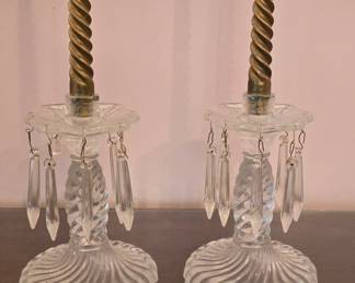 Vintage Fostoria Colony Candleholders
