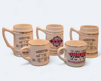 Vintage Washington Redskins Mugs and Cups