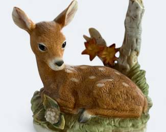 Vintage Homco Fawn Figurine