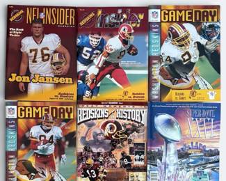 Vintage Washington Redskins Playing Cards and Stickers