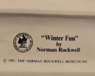 Vintage Norman Rockwell "Winter Fun " Figurine