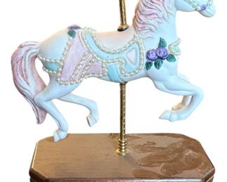 Vintage Carousal Horse Music Box