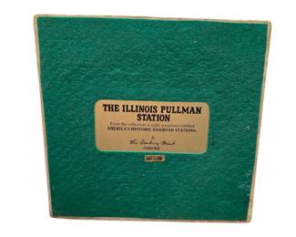 Vintage Danbury Mint "The Illinois Pullman Station"