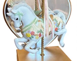Vintage Carousal Horse Music Box