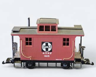Vintage Bachmann Big Hauler G Scale Red Santa Fe Caboose ATSF Car