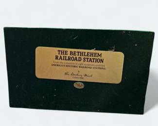 Vintage Danbury Mint "The Bethlehem Railroad Station"