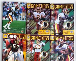 Vintage Washington Redskins Playing Cards and Stickers
