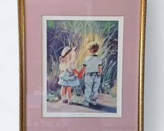 First Flame Signed Print by Victoria Brooks