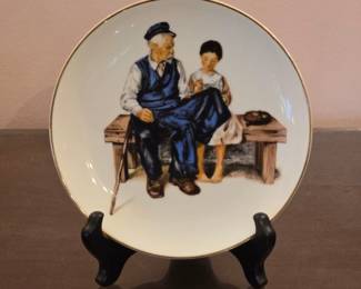 Vintage Norman Rockwell "The Lighthouse Keeper's Daughter" Plate