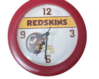 Vintage Washington Redskins Clock