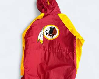 Vintage Washington Redskins Raincoat