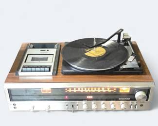 MCM Magnavox 1836 Record, Radio & Cassette Player Set